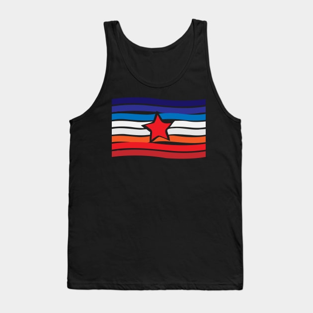 Yugoslavia Retro Flag Tank Top by StuffByMe